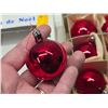 Image 4 : Box of 12 red vintage Christmas tree ornaments, made in Poland