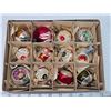 Image 2 : Box of 12 smaller Christmas tree ornaments, vintage