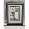 Image 1 : Bernie Brown framed print - "Coaches Corner" - 10x12"