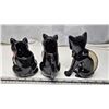 Image 6 : Black cat collection - cream, sugar and letter holder - Japan