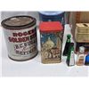 Image 2 : Collection of vintage tins, etc.