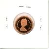 Image 2 : 1989 Canadian Small Cent. Proof with Ultra Heavy Cameo. Red.