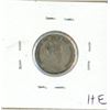 Image 2 : 1910 Canadian Silver 10 Cents. Last issue for King Edward VII. VG-8.