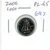 Image 1 : 2006 RCM logo 10 Cents. Proof Like.
