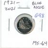 Image 1 : 1921 – 2021 Bluenose 10 Cents. MS-64 from an original roll.