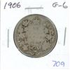 Image 1 : 1906 Canadian Silver 50 Cents. King Edward VII. G-6.