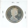 Image 2 : 1967 Canadian Silver 50 Cents. Howling Wolf. One Year Type. MS-63 with Cameo.