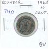 Image 1 : Ecuador. 1968 10 Centavos. BU.