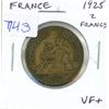 Image 1 : France. 1925 2 Francs. VF+.