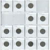 Set of 13 Canadian King George V Nickel 5 Cents. Includes 1922, 1923, 1924, 1927, 1928, 1929, 1930,