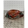 Image 2 : VINTAGE HEAVY ART GLASS ASHTRAY