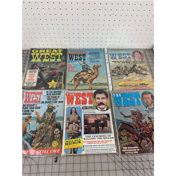 LOT OF VINTAGE 60s 70s WESTERN STORY MAGAZINES
