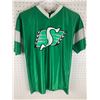 Image 2 : VINTAGE POLYESTER SASKATCHEWAN ROUGH RIDERS SHIRT JERSEY