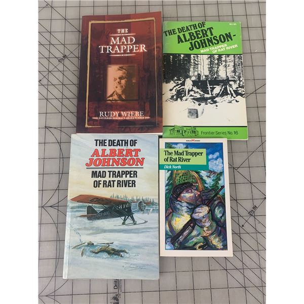 LOT OF ALBERT JOHSON THE MAD TRAPPER HISTORY BOOKS