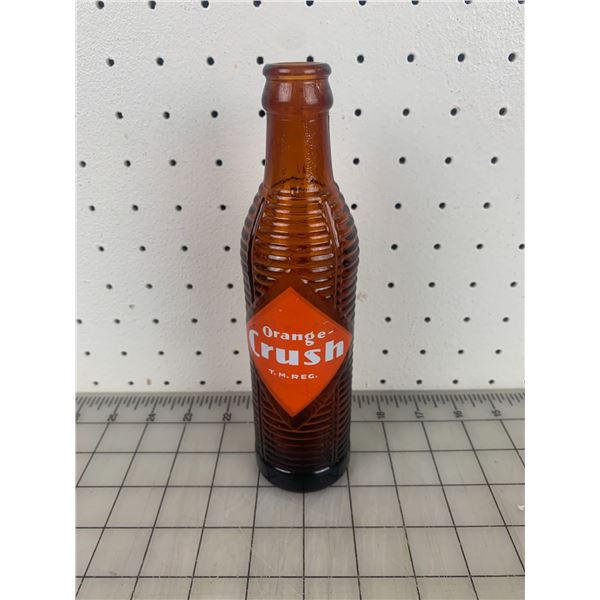 VINTAGE ORANGE CRUSH POP BOTTLE