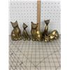 Image 1 : VINTAGE BRASS CAT LOT