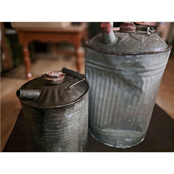 Two Vintage Kerosene cans
