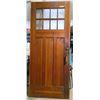 Image 1 : Old Vintage 8 Window Wooden Door Complete with Hardware 34 inches by 79 inches