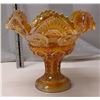 Image 1 : 2 pcs. Carnival Glass Punch Bowl