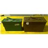 Image 1 : 2 Metal World War II Ammunition Cases
