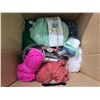 Image 4 : Box of assorted yarn - like new