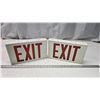 Image 3 : 2 Electric "Exit" signs - 12"x8" ea