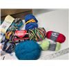 Image 3 : Box of assorted yarn - like new