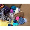 Image 5 : Box of assorted yarn - like new