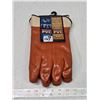 Image 1 : Waterproof lined pvc gloves - new