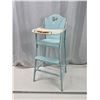Image 1 : Antique doll highchair - 30"H x14"x12"