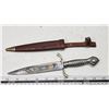 Image 1 : Vintage "Solingen" dagger, w/ hunting scene on blade and eagle clawed handle