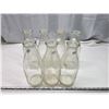 Image 1 : 7 Glass milk bottles