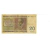 Image 2 : 1956 Belgium 20 Francs banknote