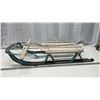 Image 2 : Very nice, Antique green sled - 36" Long