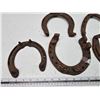 Image 2 : 6 - 1900s Handwrought draft horseshoes