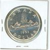Image 2 : 1953 Canadian voyageur silver dollar