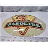 Image 2 : Reproduction, glass "Thrifty Gasoline" gas globe lense - 15" across