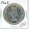 Image 1 : 1963 Canadian voyageur silver dollar