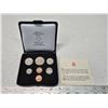 Image 1 : 1975 Double penny, 7 coin set
