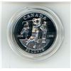 Image 3 : 1999 Canadian sterling silver "Golfing" 50 cent coin, in case