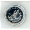 Image 3 : 1999 Canadian sterling silver "Yacht Race" 50 cent coin, in case