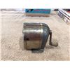 Image 1 : Vintage Boston Model L pencil sharpener with wooden handle.  Wall or desk mount.