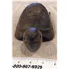 Image 2 : Vintage carved wood turtle - ironwood.  11" sculpture.  Heavy.