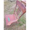 Image 3 : Rocking chair w/ leather wraps - for restauration