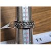 Image 3 : New Men's size 10, stainless steel ring, w/ chain - spins