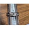 Image 1 : New Men's size 13, stainless steel ring, w/ chain - spins