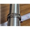 Image 3 : New Men's size 13, stainless steel ring, w/ chain - spins