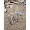 Image 3 : Vintage welding cart & Small metal shop stool