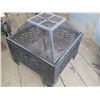 Image 1 : Outdoor fire pit, w/ cover - 26"x26"x24"H