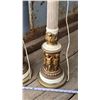 Image 3 : 2 Vintage tall table lamps - 36"H